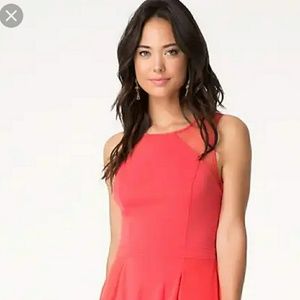 Mesh and sheer layer dress Bebe xxs